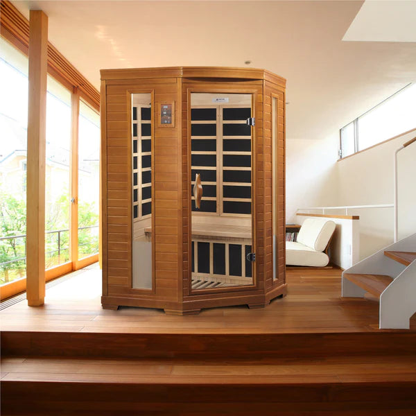 Dynamic Heming Elite 2-person Ultra Low EMF FAR Infrared Sauna (Canadian Hemlock)