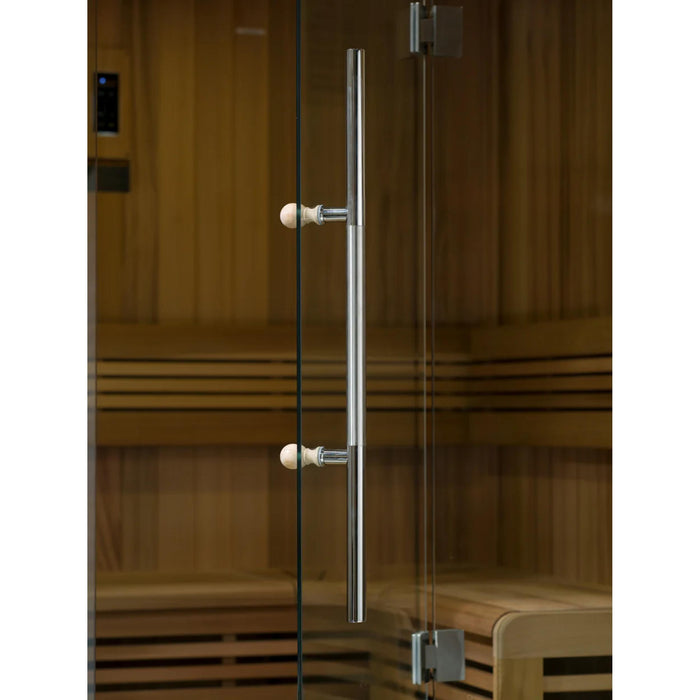 Golden Designs 2025 Sundsvall Edition 2 Person Traditional Sauna and Canadian Red Cedar Interior GDI-7289-02