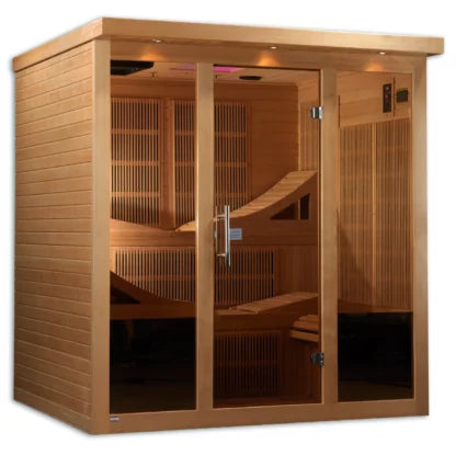 Golden Designs 6-person Near Zero EMF FAR Infrared Sauna (Canadian Hemlock)