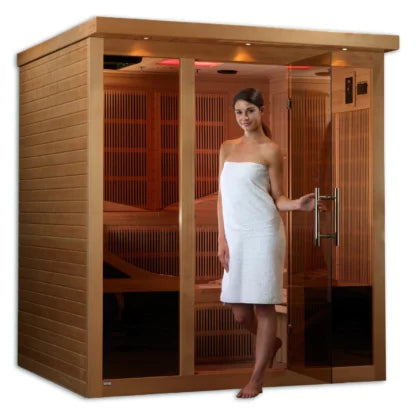 Golden Designs 6-person Near Zero EMF FAR Infrared Sauna (Canadian Hemlock)