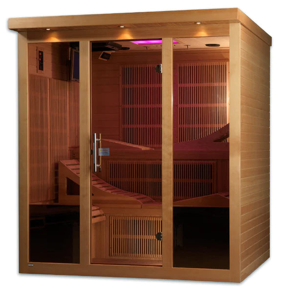 Golden Designs 6-person Near Zero EMF FAR Infrared Sauna (Canadian Hemlock)