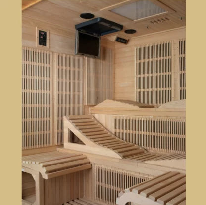 Golden Designs 6-person Near Zero EMF FAR Infrared Sauna (Canadian Hemlock)
