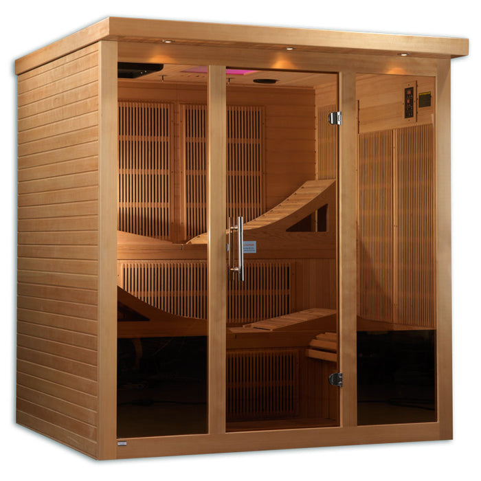 Golden Designs 6-person Near Zero EMF FAR Infrared Sauna (Canadian Hemlock)