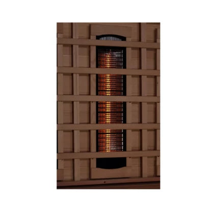 Maxxus 2-Person Full Spectrum Infrared Sauna Premium Canadian Red Cedar with Elegant Golden Design  MX-M206-01-FS CED
