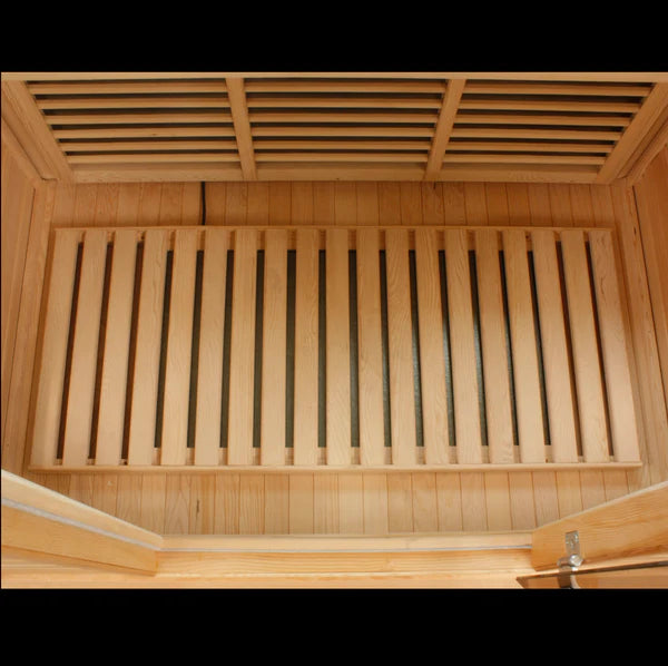 Maxxus 3-Person Full Spectrum Infrared Sauna Premium Canadian Red Cedar with Golden Design MX-M306-01-FS CED