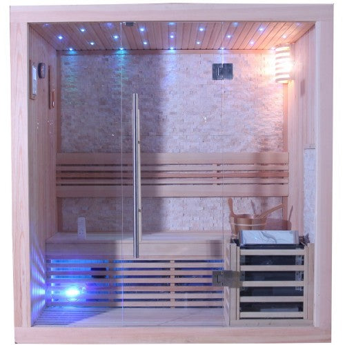 SUNRAY - Westlake 3 Person Indoor Traditional Sauna