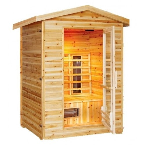 SUNRAY - Burlington 2-Person Outdoor Infrared Sauna