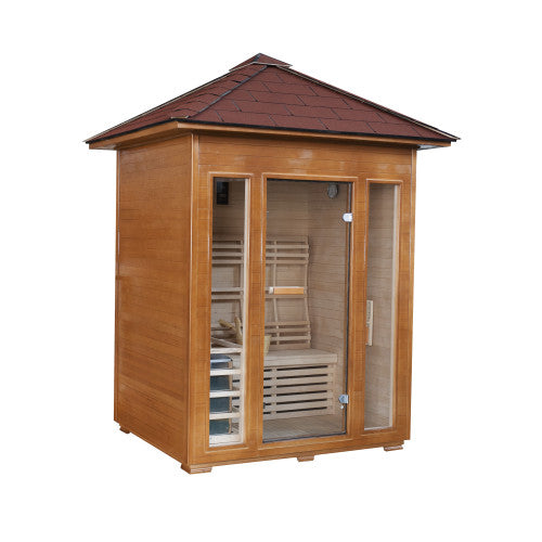 SUNRAY - Waverly 3-Person Outdoor Traditional Sauna