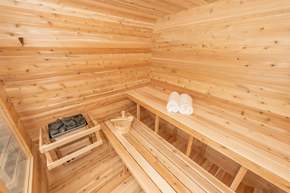 Dundalk Leisurecraft Canadian Timber 4 Person Luna Sauna