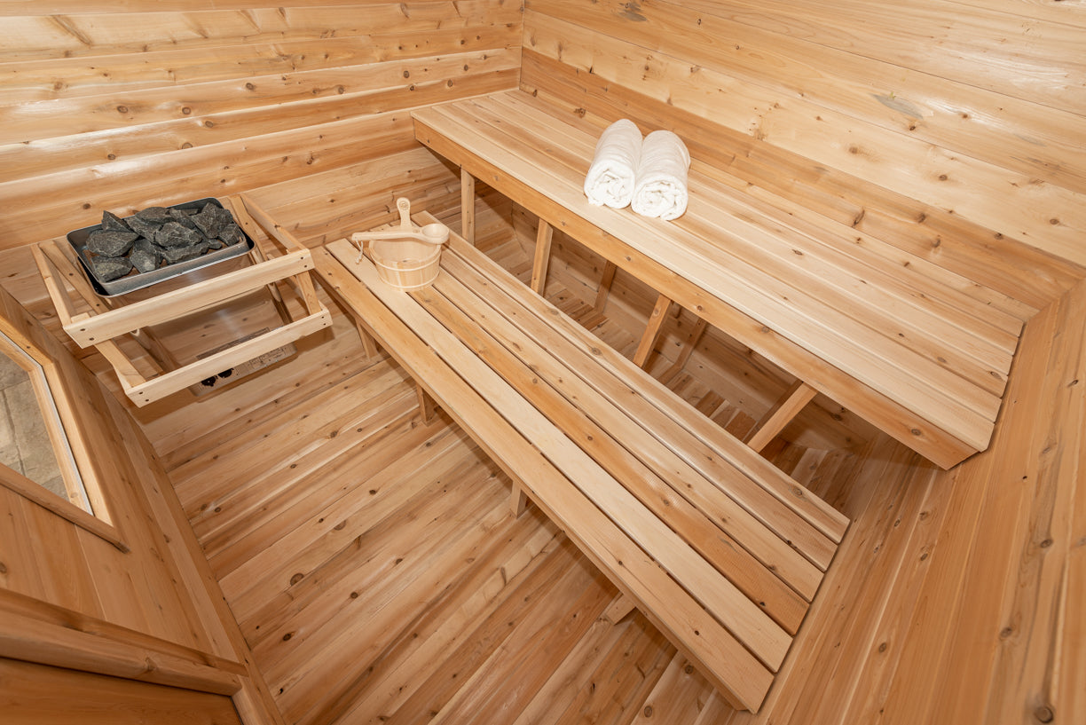 Dundalk Leisurecraft Canadian Timber 4 Person Luna Sauna