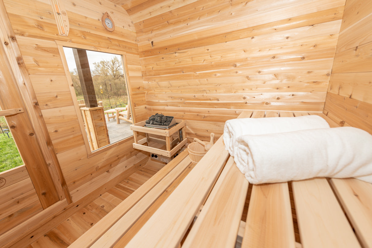 Dundalk Leisurecraft Canadian Timber 4 Person Luna Sauna