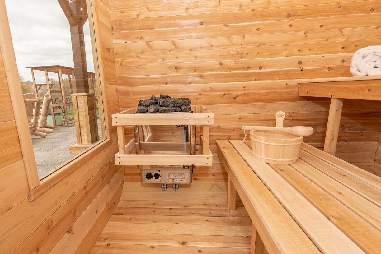 Dundalk Leisurecraft Canadian Timber 4 Person Luna Sauna