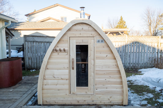 Dundalk Leisurecraft Canadian Timber MiniPOD 4 Person Sauna