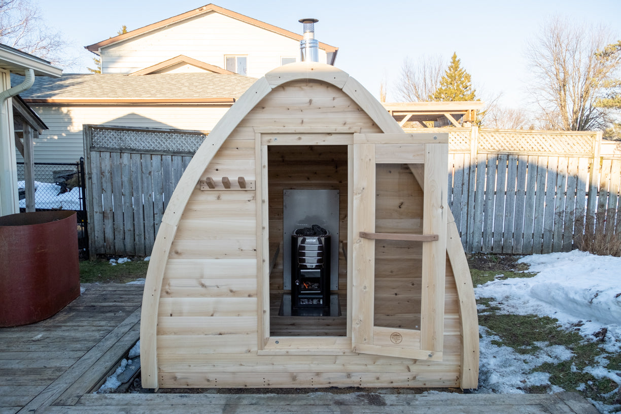 Dundalk Leisurecraft Canadian Timber MiniPOD 4 Person Sauna