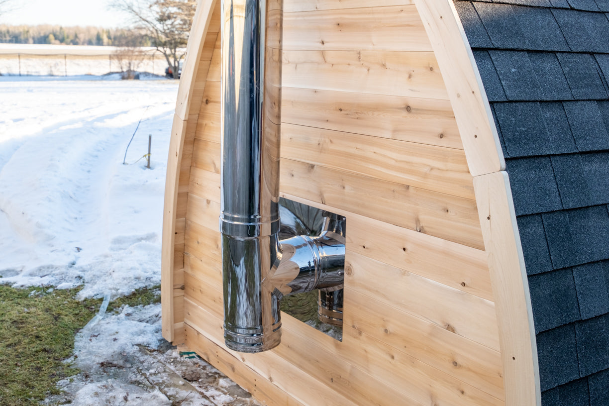 Dundalk Leisurecraft Canadian Timber MiniPOD 4 Person Sauna