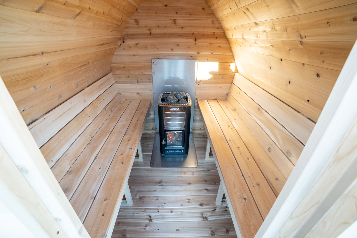 Dundalk Leisurecraft Canadian Timber MiniPOD 4 Person Sauna