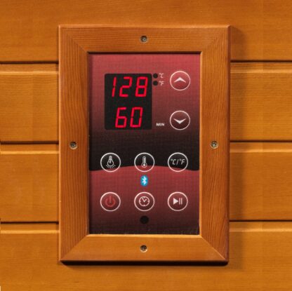 Dynamic Heming 2-person Corner Low EMF FAR Infrared Sauna (Canadian Hemlock)