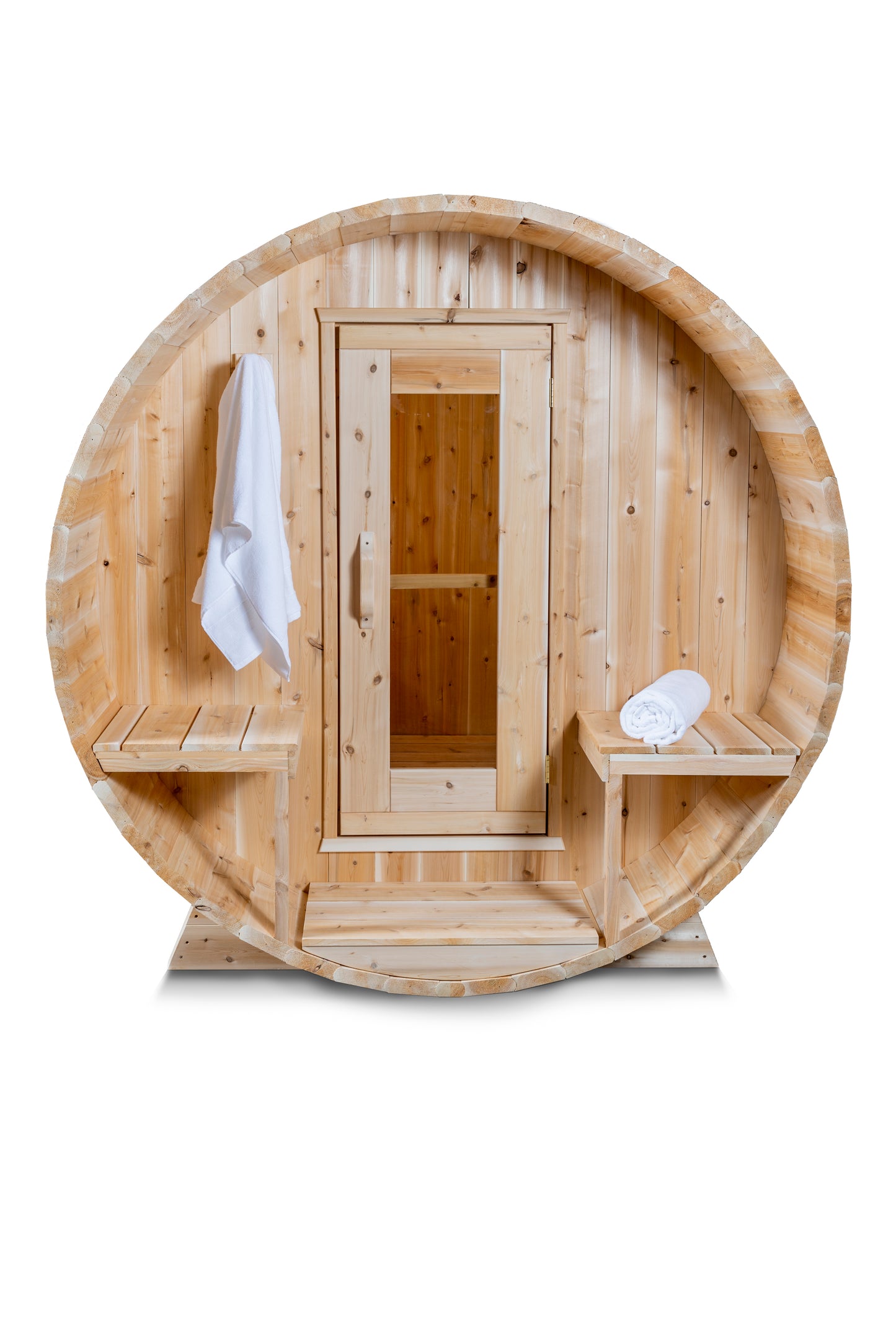 Dundalk Leisurecraft Canadian Timber 4 Person Serenity Barrel Sauna