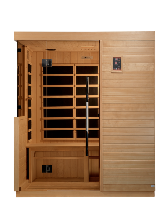 Dynamic Bilbao 3-person Ultra Low EMF FAR Infrared Sauna