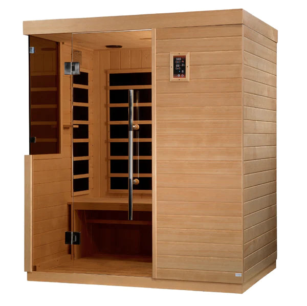 Dynamic Bilbao 3-person Ultra Low EMF FAR Infrared Sauna