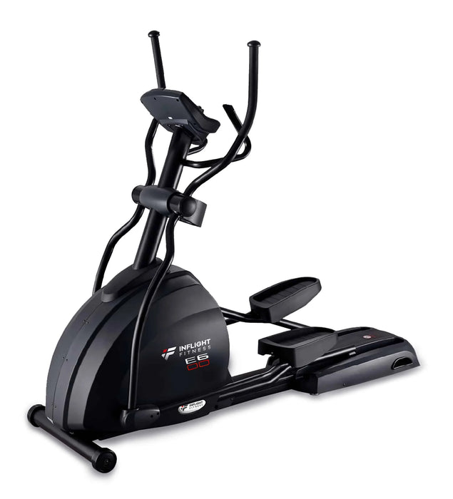 Inflight Fitness E6 Elliptical Self-Powered, 20" Natural Stride, LED Display, Commercial Grade Design