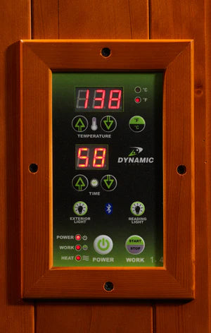 Dynamic Barcelona 2-person Low EMF FAR Infrared Sauna