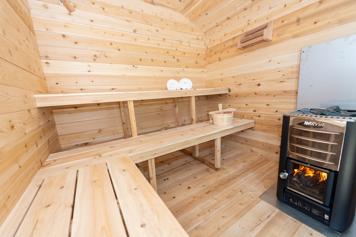 Dundalk Leisurecraft Canadian Timber 6 Person Georgian Cabin Sauna