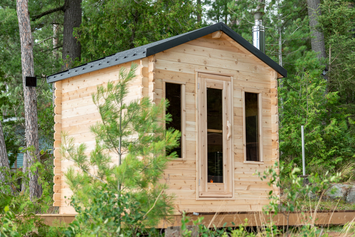 Dundalk Leisurecraft Canadian Timber 6 Person Georgian Cabin Sauna