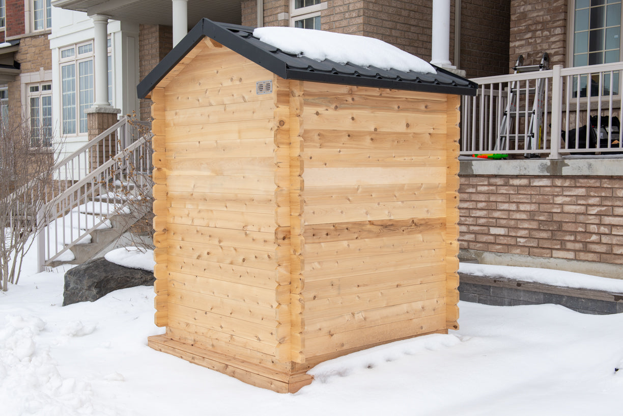 Dundalk Leisurecraft Canadian Timber 3 Person Granby Cabin Sauna