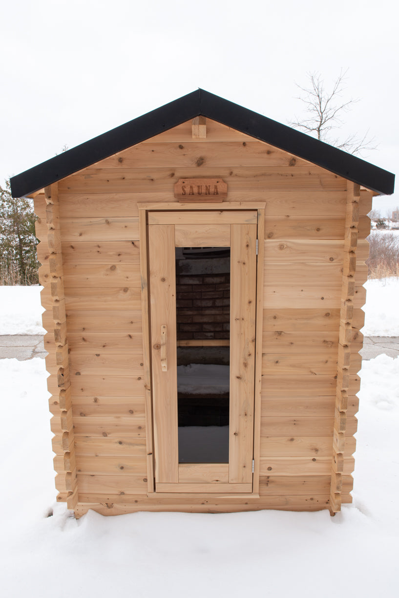 Dundalk Leisurecraft Canadian Timber 3 Person Granby Cabin Sauna