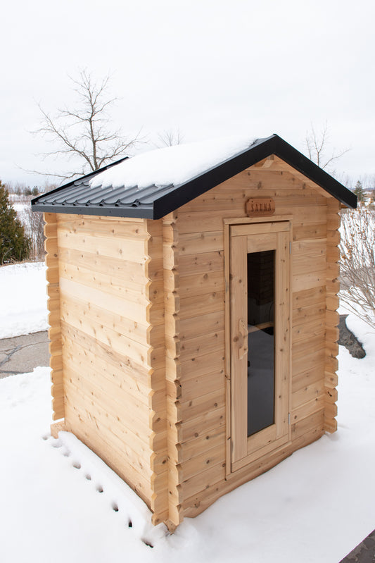 Dundalk Leisurecraft Canadian Timber 3 Person Granby Cabin Sauna