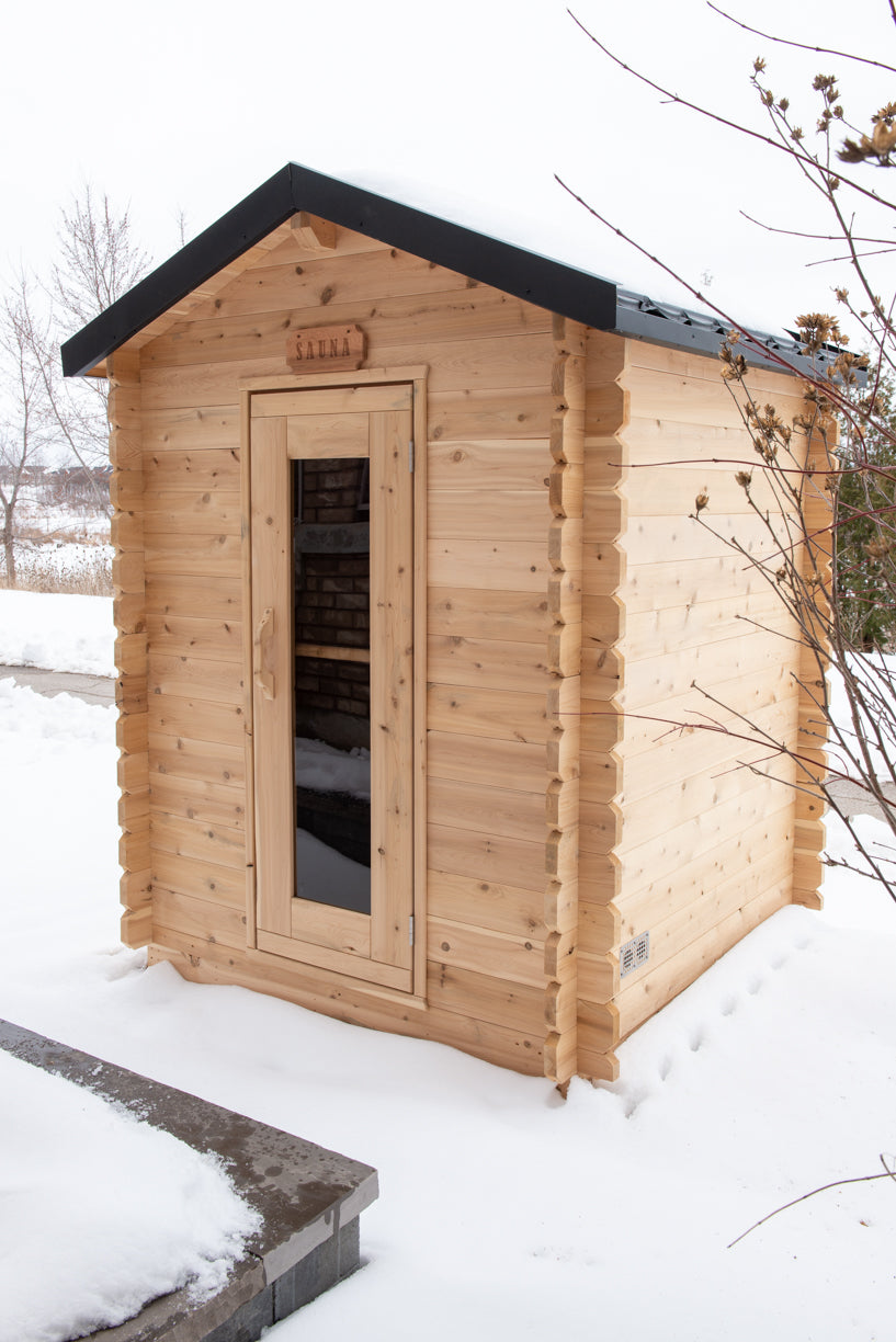 Dundalk Leisurecraft Canadian Timber 3 Person Granby Cabin Sauna