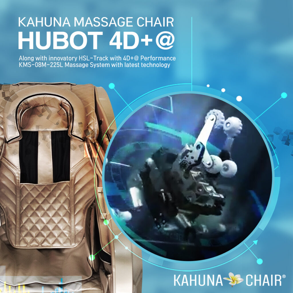 Kahuna Massage Chair 4D+@ HSL-Track Voice Recognition Zero-Gravity Full-Body Massage Chair, Tablet Remote Hubot4D