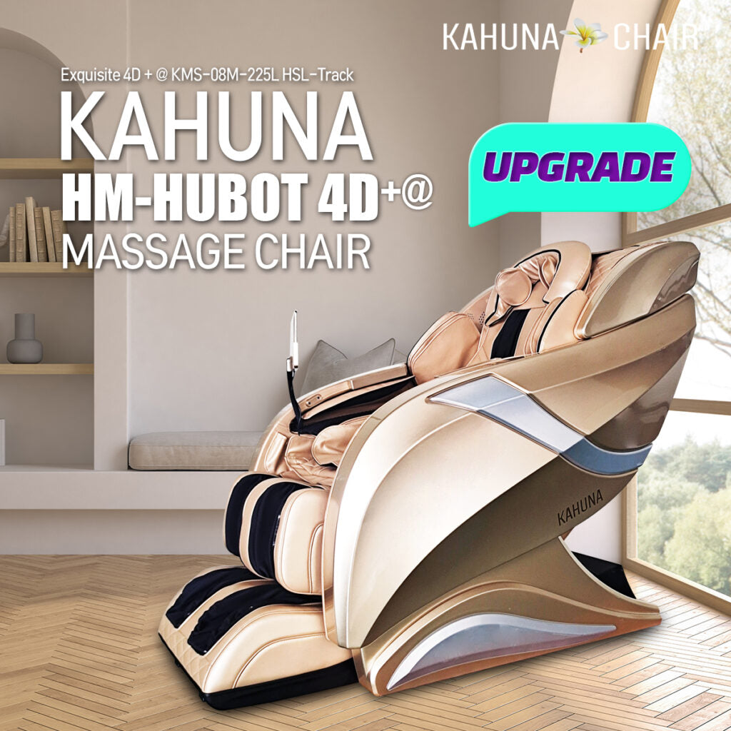 Kahuna Massage Chair 4D+@ HSL-Track Voice Recognition Zero-Gravity Full-Body Massage Chair, Tablet Remote Hubot4D