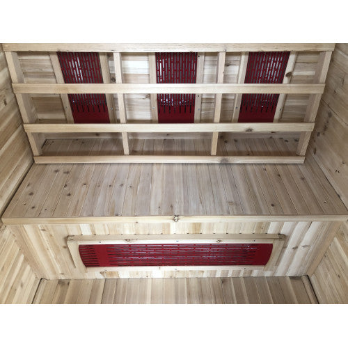 SUNRAY - Burlington 2-Person Outdoor Infrared Sauna