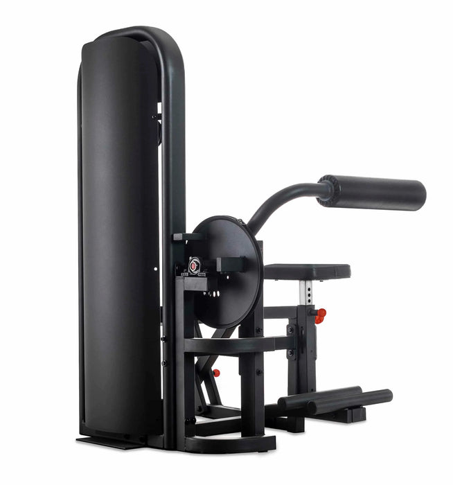 Inflight Fitness Multi Ab/Back Machine Dual Function, 200 lb Weight Stack with Shrouds