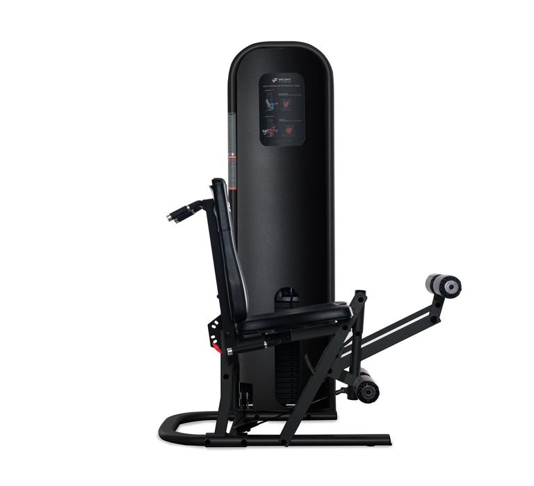 Inflight Fitness Multi Prone Leg Extension / Leg Curl Machine – 200 lb Weight Stack with Protective Shrouds