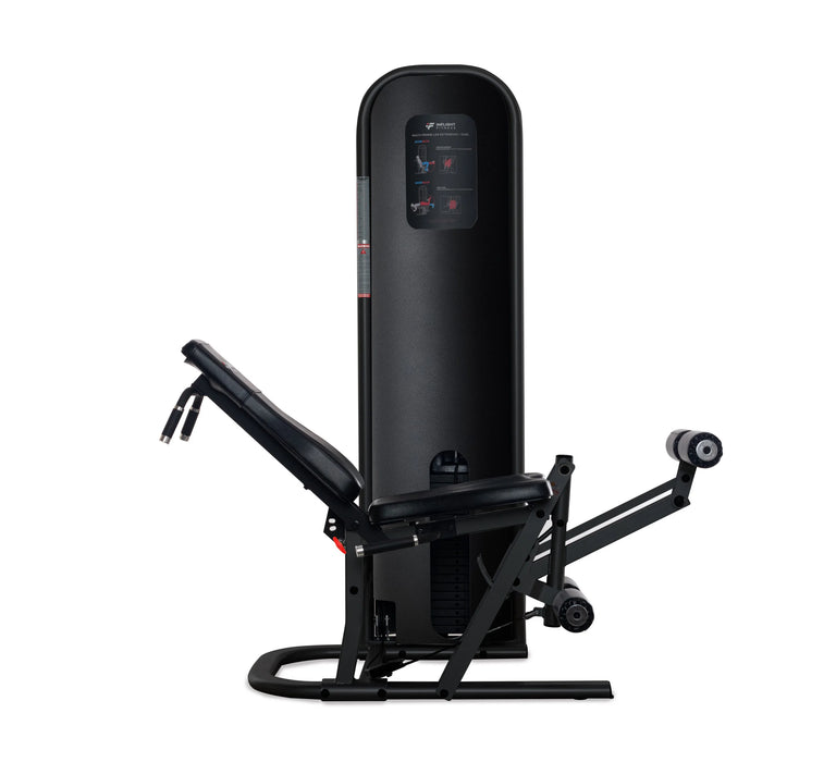 Inflight Fitness Multi Prone Leg Extension / Leg Curl Machine – 200 lb Weight Stack with Protective Shrouds
