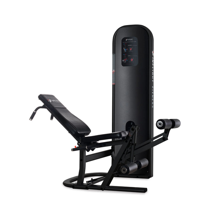 Inflight Fitness Multi Prone Leg Extension / Leg Curl Machine – 200 lb Weight Stack with Protective Shrouds